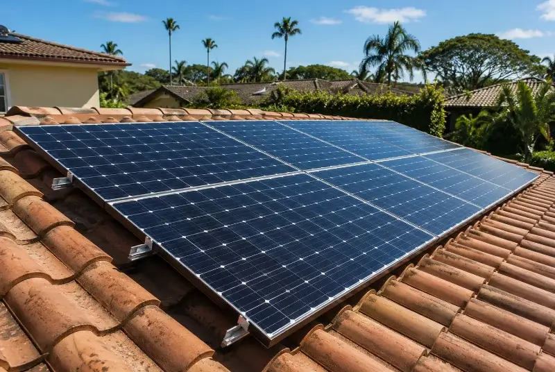 Installation de panneaux solaires à Bieujac